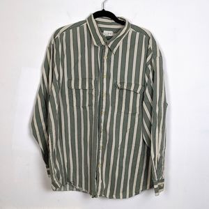 Vintage 90's J. Crew Striped Button Down Shirt